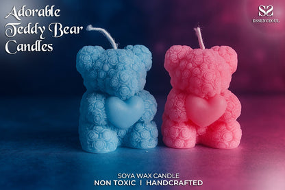 Adorable Teddy Bear Candle – Cute & Decorative Gift for Every Occasion! - Essenceoul