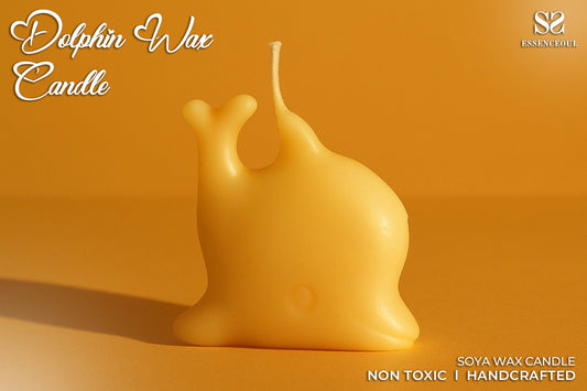 Dolphin Wax Candle – Handcrafted Soy Wax | Non - Toxic & Eco - Friendly Home Decor - Essenceoul