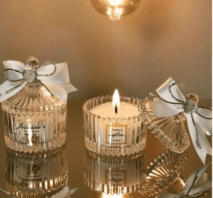 Luxury Crystal Jar Candle - Essenceoul